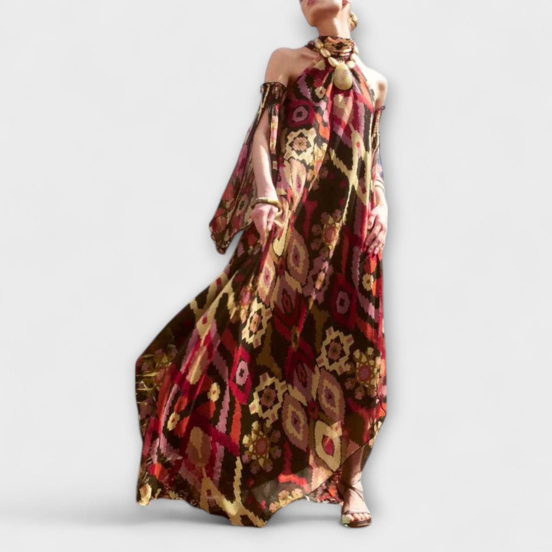 Monroe - Maxi obleka, navdihnjena z boho stilom