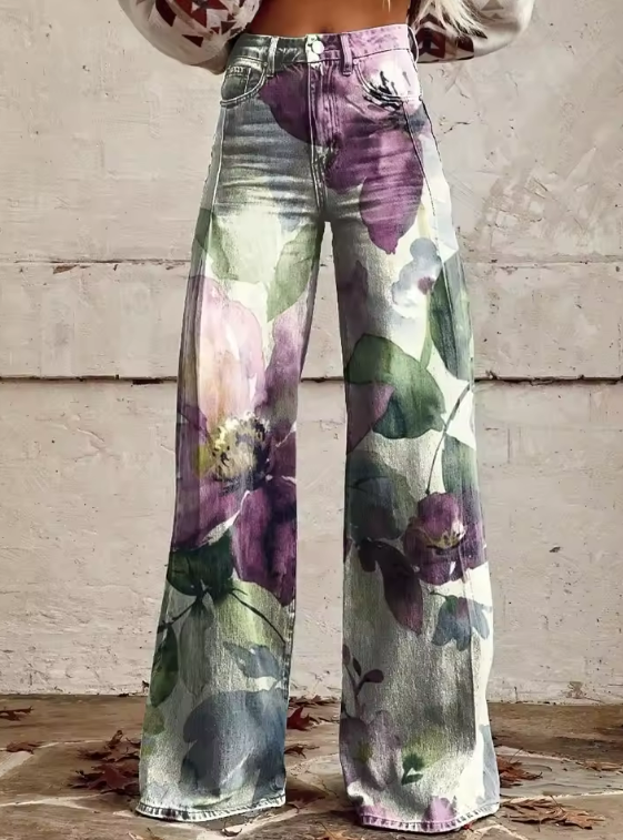 Michaela - Retro Chic Boho Hlače