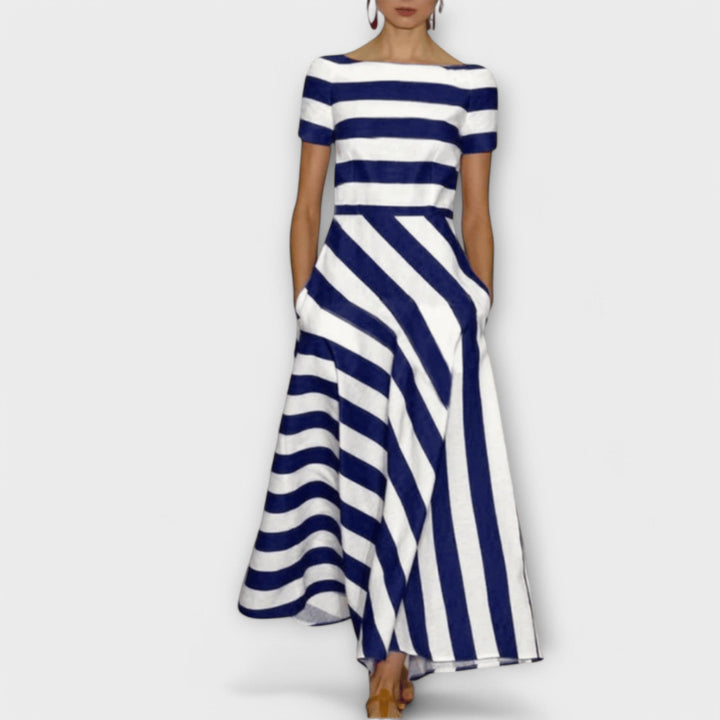 Janell - Pruge Maxi Obleka