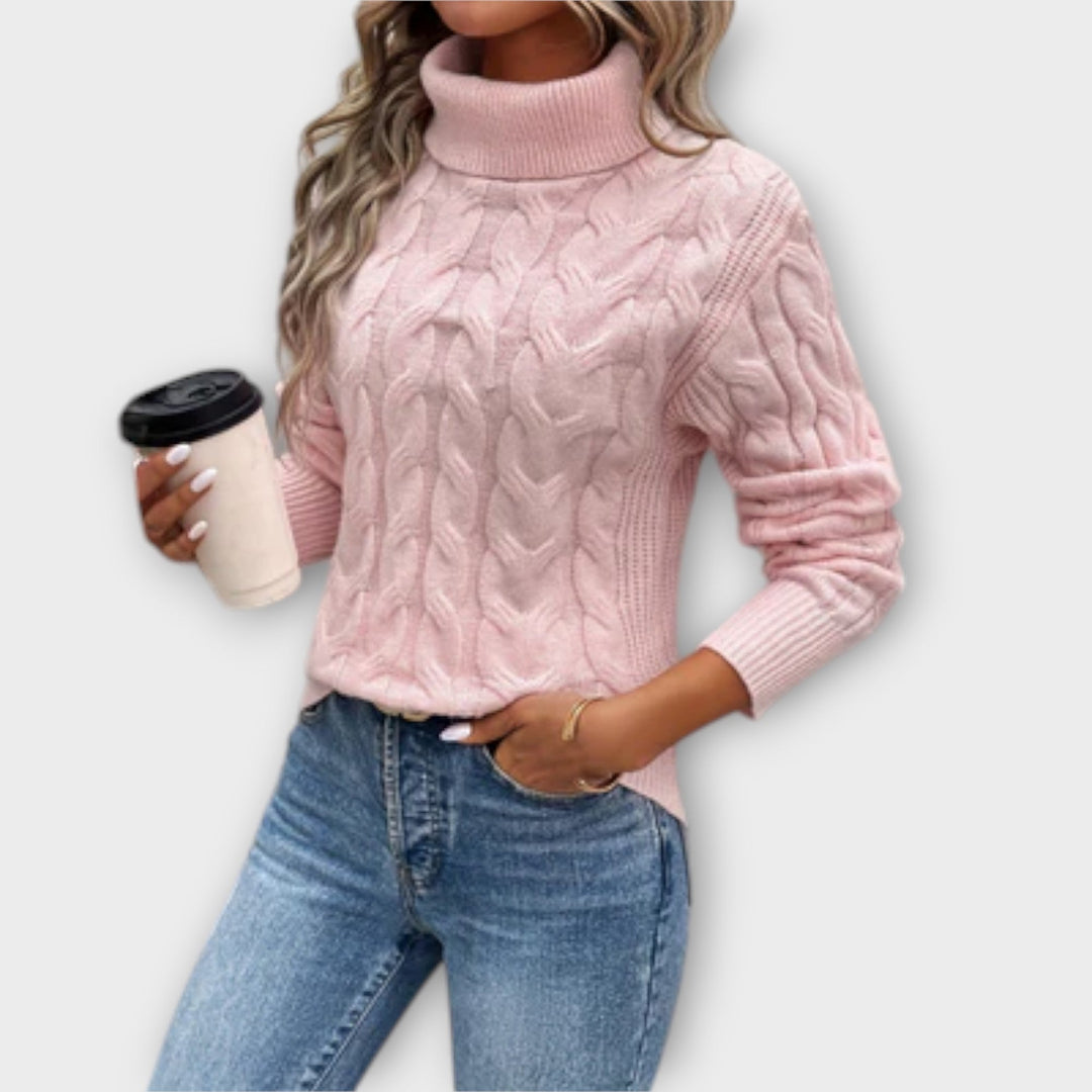 Amelia – Eleganten pleten pulover