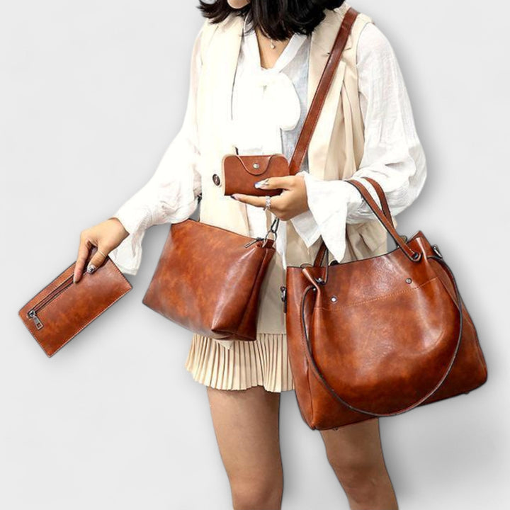 Cécile. - 4-delna vintage torba