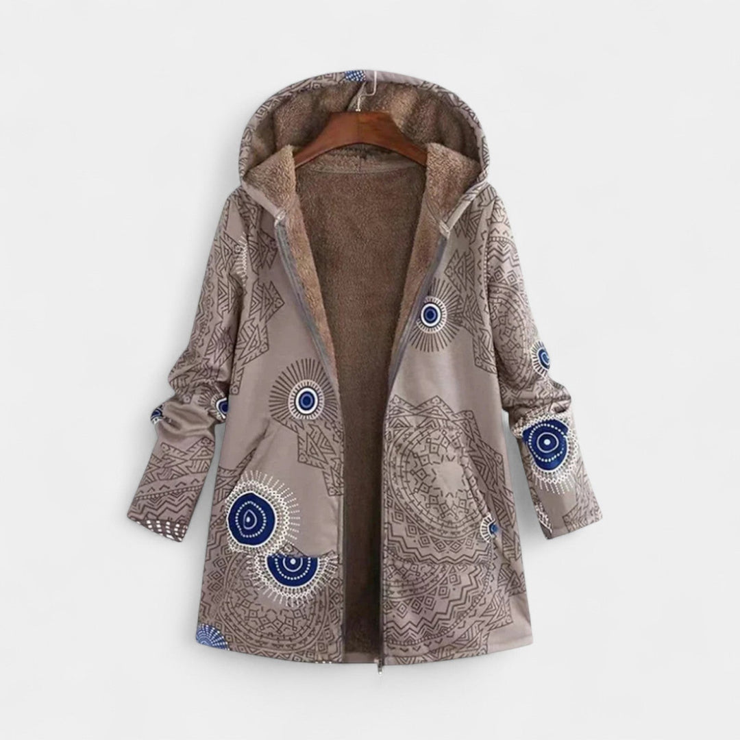 Lara – Elegantna zimska parka s kapuco