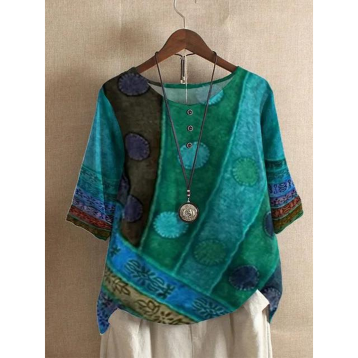Valerie - Barvni boho-top