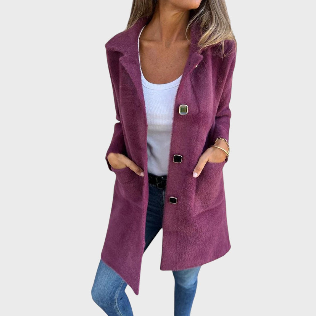 Karolína | Eleganten, grob plašč