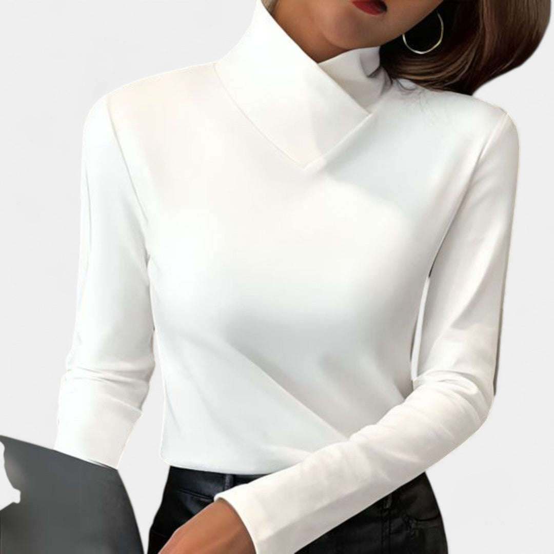 Veronika – Elegantna pulover s tesnim krojem