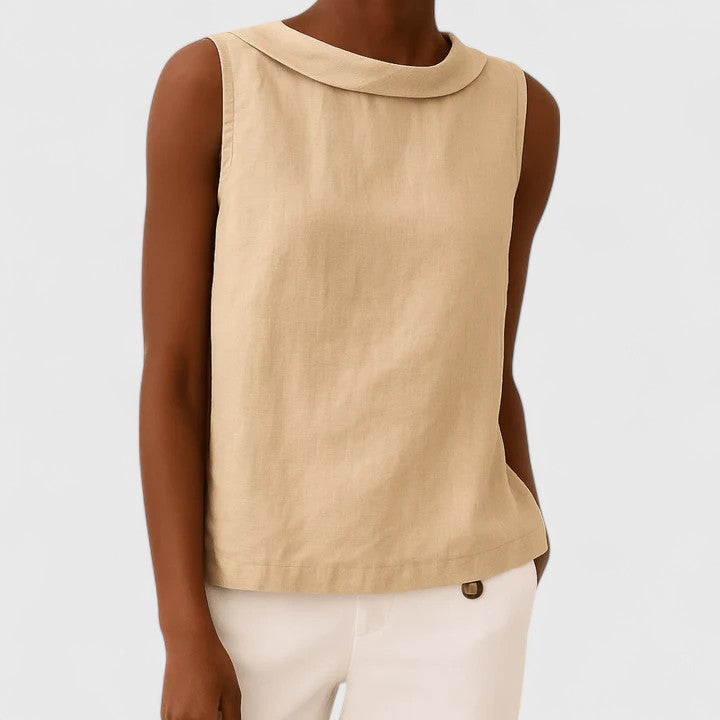 Natálie - Eleganten top s rolakom