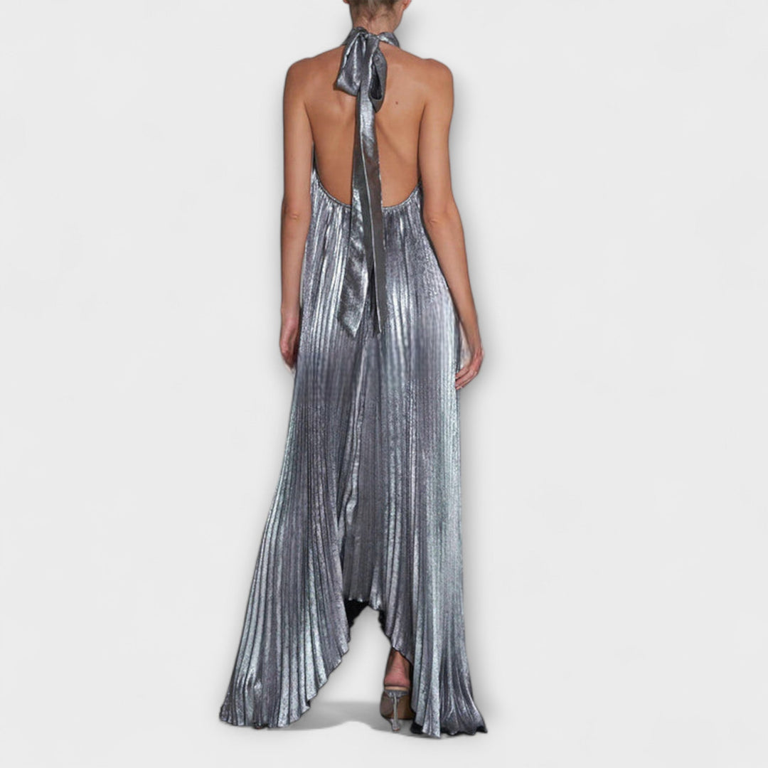 Calliope - Metalne plisirane maxi obleke