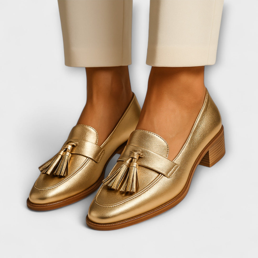 Celeste - Zlati loafers