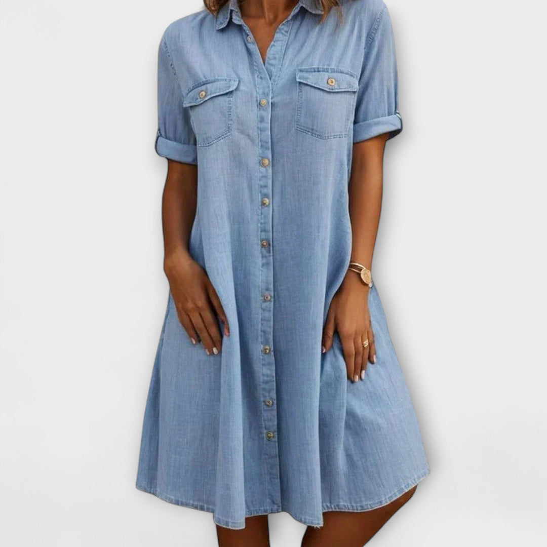Casual A-line obleka