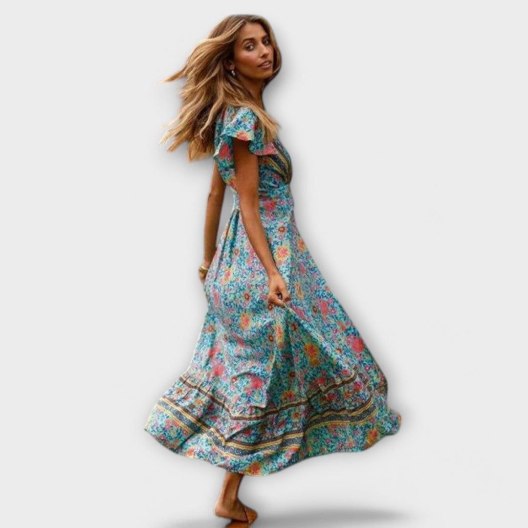 Shylin Boho Maxi Obleka