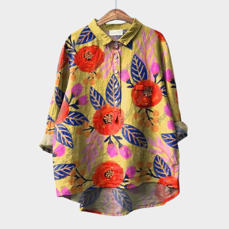 Livia | Premium bluza z čipkastim obdelovanjem