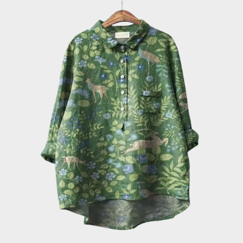 Mariska | Premium bluza z cvetličnimi vzorci