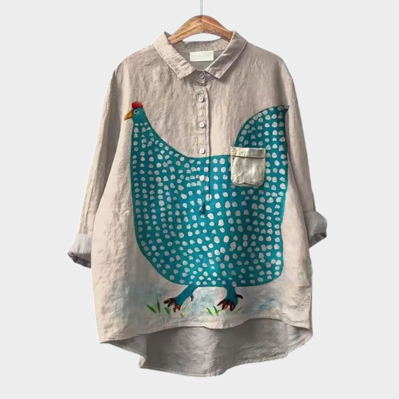 Yvonne | Premium bluza z čipko