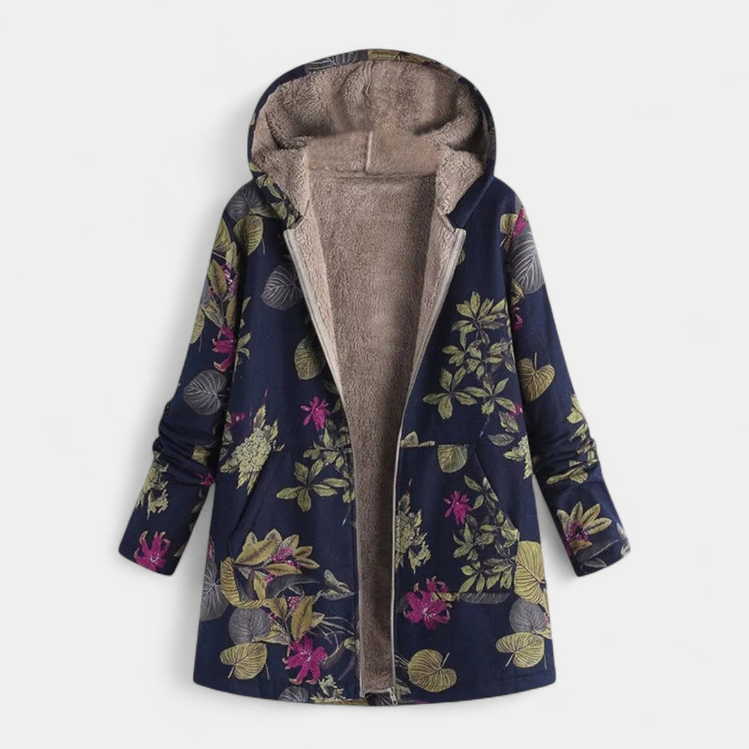 Lara – Elegantna zimska parka s kapuco