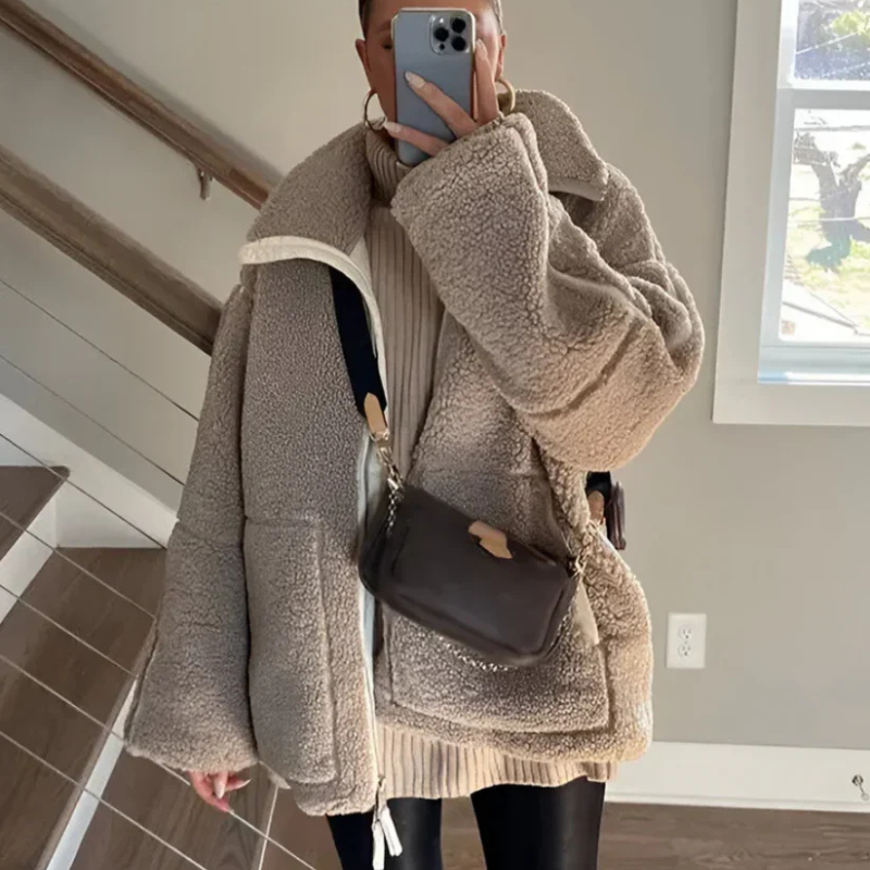 Karla – Mehka teddy jakna