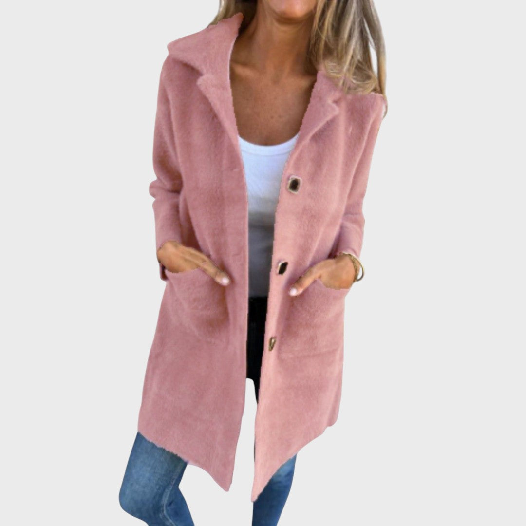 Karolína | Eleganten, grob plašč