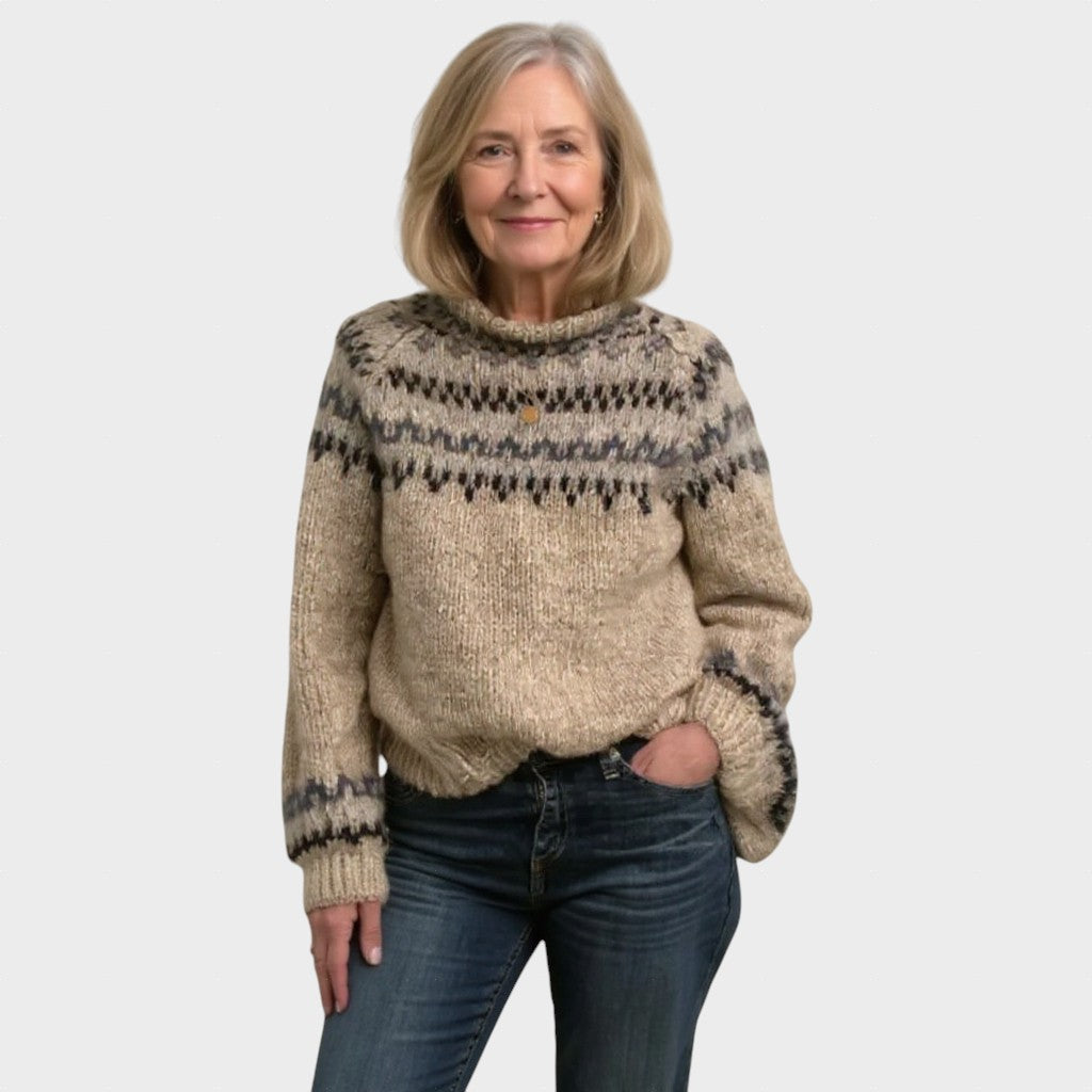 Helena - Vintage Islandski Pulover