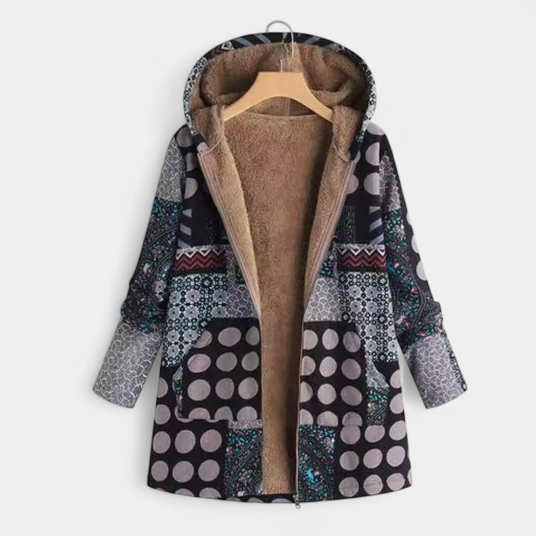 Lara – Elegantna zimska parka s kapuco