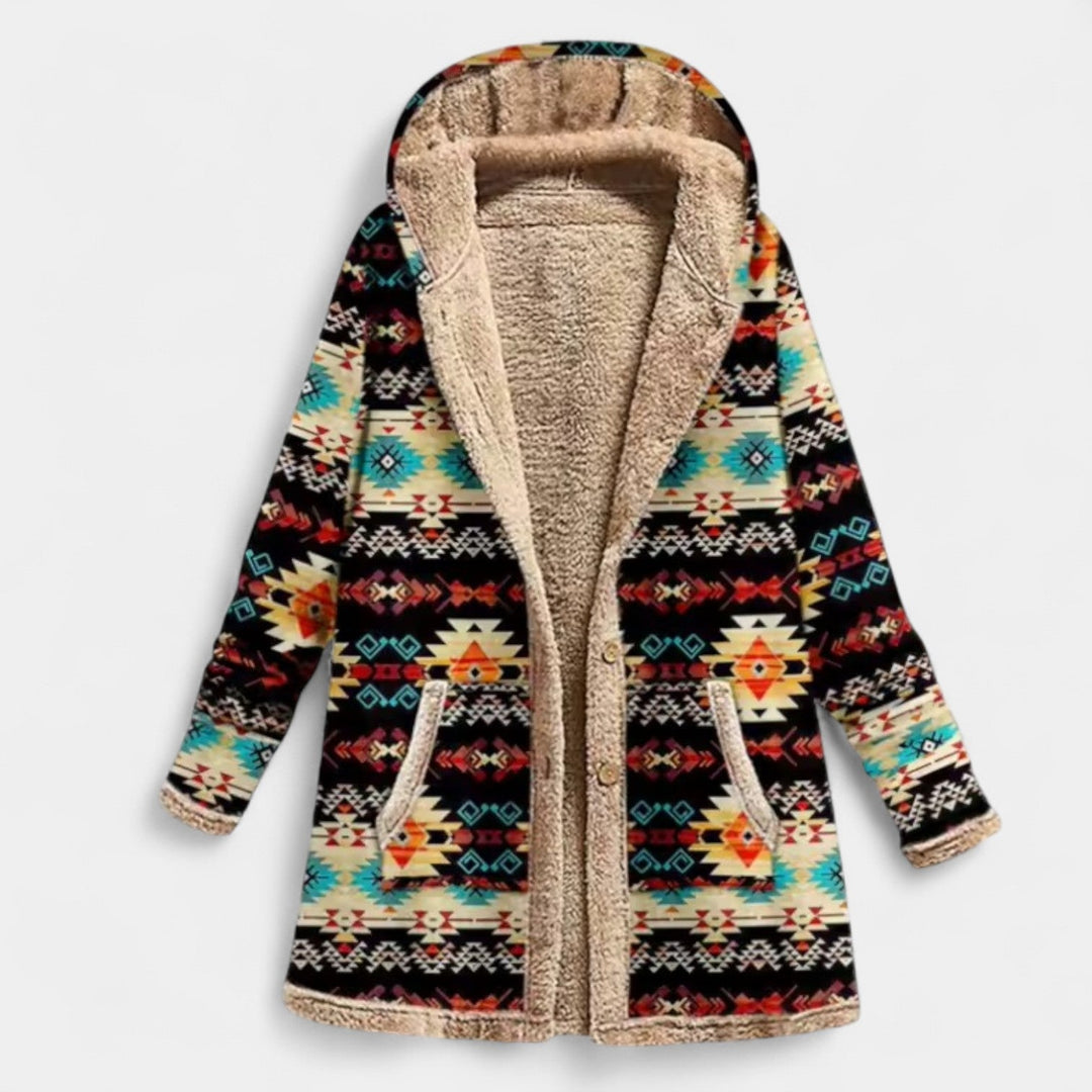 Lara – Elegantna zimska parka s kapuco