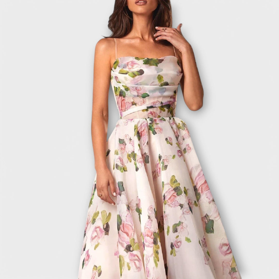 Elegantne Midi Obleke iz Šifona