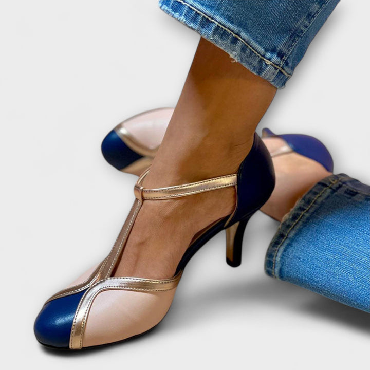 Magdaléna Sofistikovaná Čevlji T-Strap Vintage Klasični