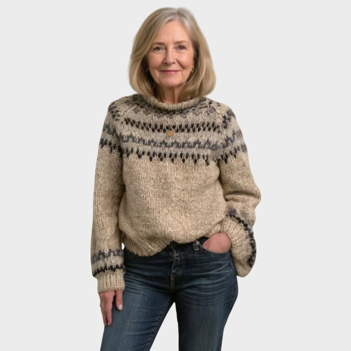 Helena - Vintage Islandski Pulover
