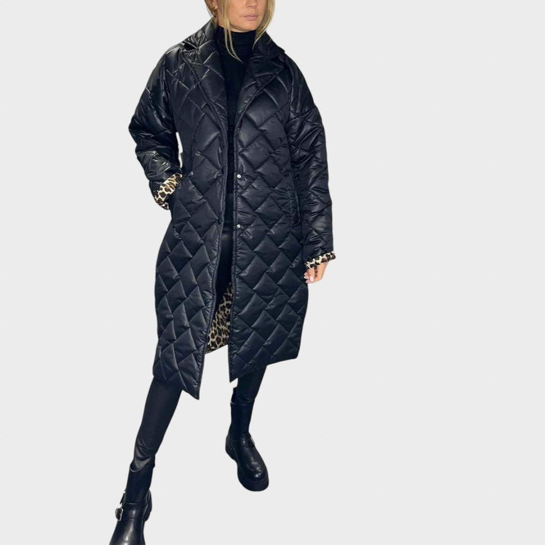 Ofira – Reverzibilni plašč z leopardjo podlogo